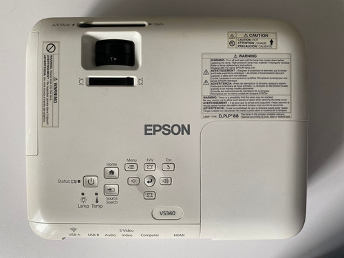 Proyector Epson Powerlite 118 3800 Lúmenes. Poco Uso.