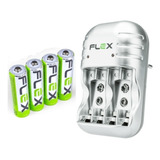 Kit Carregador E 04 Pilhas Aa 2900mah Recarregavel Xbox