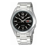 Relógio Seiko 5 Automatic Prata 21 Jewels Snkl55b1 P3sx 