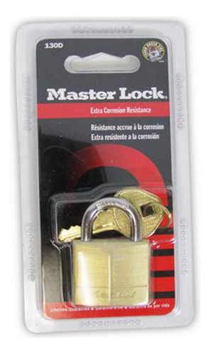 Master Lock Candado De Latón 130d, Capacidad, Volumen, Lat.