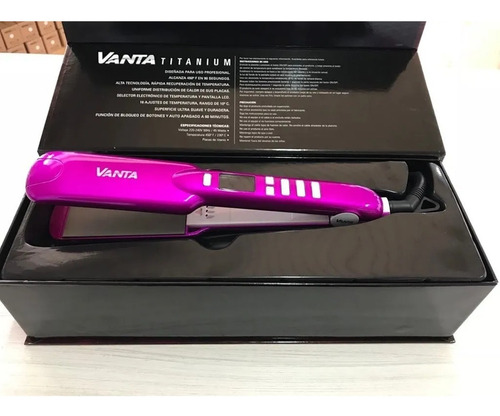 Planchita Vanta Titanium Profesional Hair Iron Alisado 450°f