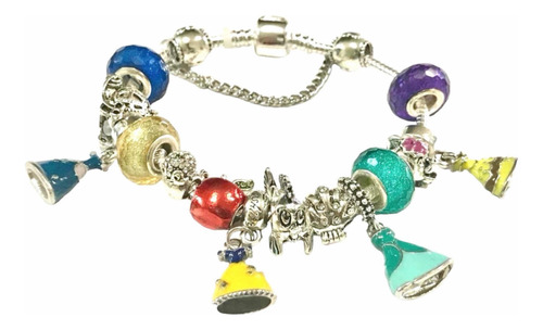 Pulsera Princesas Disnei Regalo Compatible Pandor Swarovsk E