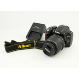  Nikon Kit D3200 + Lente 18-55mm Vr Dslr Color  Negro 