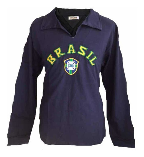 Camisa Goleiro Seleção 1970 Retro Oficial Athleta