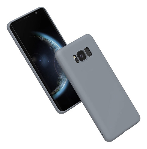 Capa Case Silicone Aveludada Para Galaxy S8 / S9 / S8 Plus
