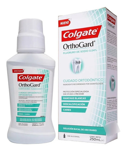 Colgate Orthogard Enjuague Bucal X 250 Ml