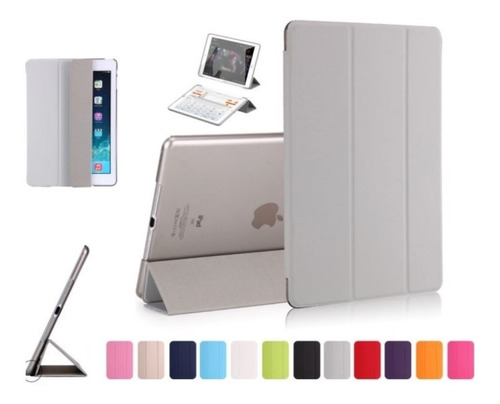 Protector iPad 2 3 4 Tipo Smart Case + Vidrio Templado 9h