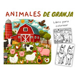 Libro Imprimible Animales De Granja Para Colorear/pintar!