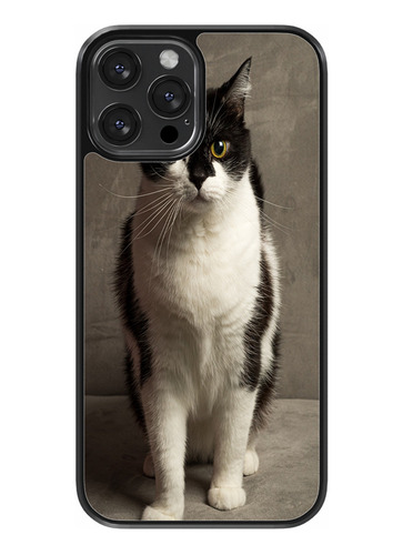 Funda Diseño Para Huawei Gato Con Fondo Negro #10