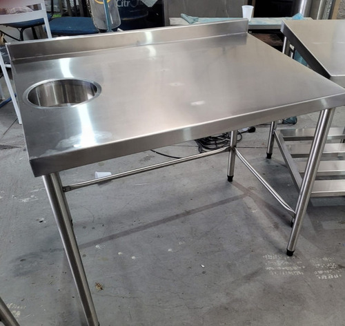 Mesa Em Inox 430 Medidas 140x60x90