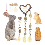 Colgante Corazón Valentín Juguetes Conejos, Cobayos, Hamster