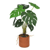 Plantas Artificiales Interiores Con Maceta Barro 45 Cm