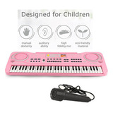 Piano, Teclado Musical Infantil, Micrófono Eléctrico, Karaok