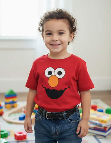 Playera Para Niño #elmo Ideal Para Fiestas