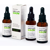 Kit Sérum Grow 3 Meses Nasce Pelo Barba Cabelo Sobrancelha