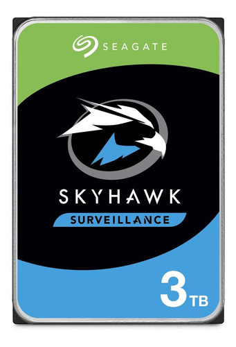 Disco Duro Interno Seagate 3tb Skyhawk 3.5  5400rpm Sata3