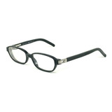 Lente Óptico Gucci Gg2446 Thin Square Black Negro Italy 51mm