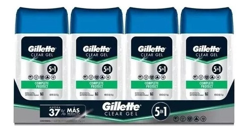  Nuevo Gillette Antitranspirante 5 En 1 En Gel Anti Manchas1