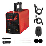 Soldadora Inversor Máquina 250 Amp Rojo Portátil 60hz 110v