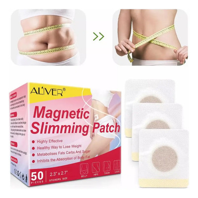 Aliver 50 Parches Adelgazamiento Magnéticos Slimming Patch | MercadoLibre
