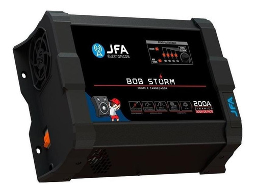 Fonte Carregador Jfa Bob 200 Amperes Bivolt Inteligente Full