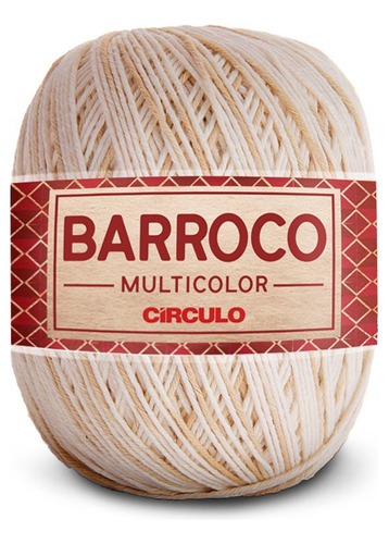 Barbante Barroco Multicolor 400g 452m N°6 - Escolha A Cor