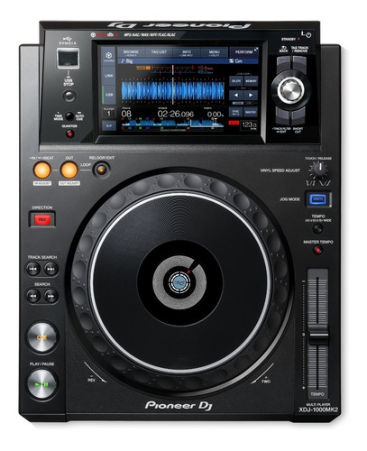 Multireproductor Dj Pioneer Xdj-1000mk2 Negro Rekordbox Midi