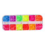 12 Colores Mariposa Purpurina Lentejuelas De Uñas, 3d 05