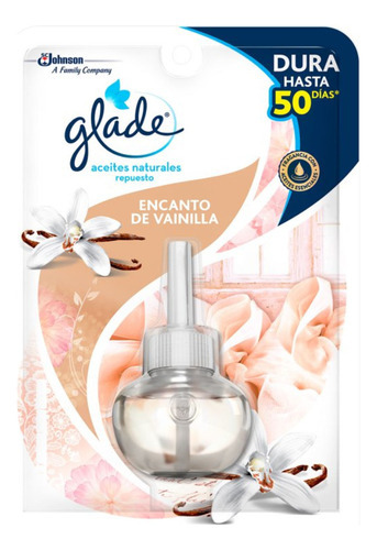 Glade Repuesto Aceites Naturales Encanto De Vainilla