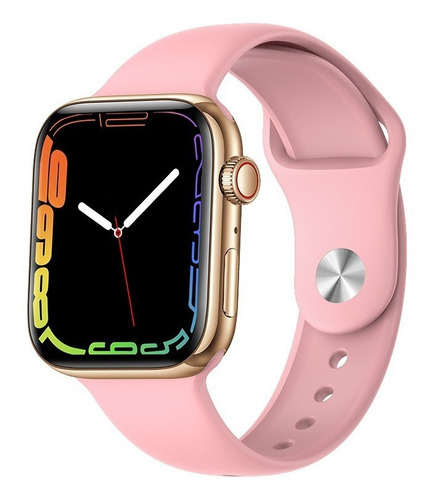 Smartwatch Genérica T500 + Pro Sport Caja De Abs Rosa Malla Rosa De Goma