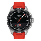 Reloj Para Hombre Tissot T-touch T1214204705101 Rojo