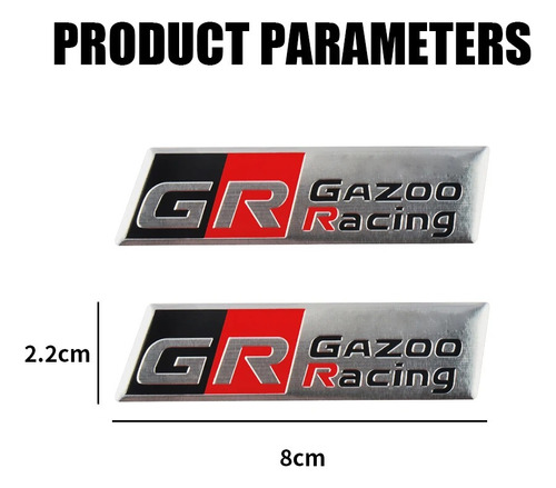 Logos Emblemas Toyota Gr Gazoo Racing Foto 6