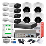 Cámaras De Seguridad Kit Cctv 1080p Dahua Dvr 8ch+8 Cámaras