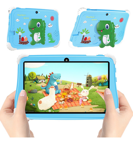 Tablet Para Niños Tableta Con Funda Android 11 6g+128g 7'' 