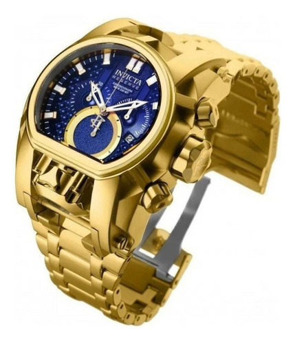 Relógio Invicta Banhado A Ouro 18k Zeus Magnum 100% Original