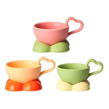 L Juego De Tazas De Té De Porcelana De 3 Piezas, 160 Ml