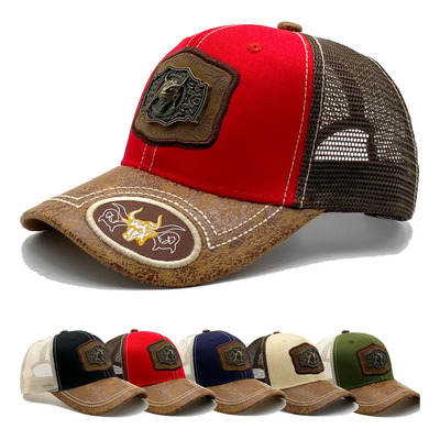 Gorra Hombre Hebilla Metal Toro Vaquera Jinete Malla México Rojo Un Lisa | MercadoLibre