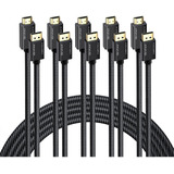 Witwot Paquete De 5 Adaptadores De Cable Displayport A Hdmi