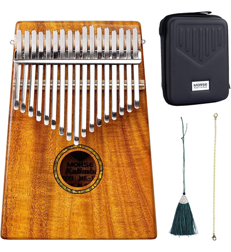 Piano De Pulgar Kalimba De 17 Teclas Estuche, Madera De...