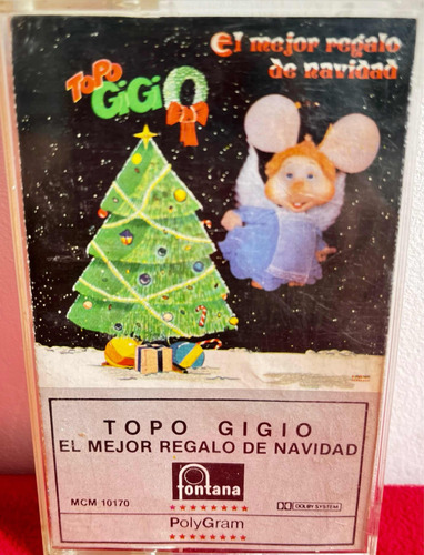Cassette Topo Gigio / El Mejor Regalo De Navidad. 1986 1a Ed