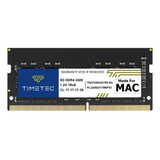 Timetec 8gb Compatible Con Apple 2017 iMac (27 Pulgadas Con Retina 5k, 21.5 Pulgadas Con Retina 4k / Non-retina 4k) Ddr4 2400mhz Pc4-19200 Cl17 Sodimm Mac Memoria Ram Módulo Para iMac 18,1 / iMac 18,2