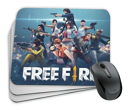 Mouse Pad Rectangular Personalizado - Free Fire