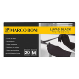 Marco Boni Luvas Black Tam M 20 Unidades