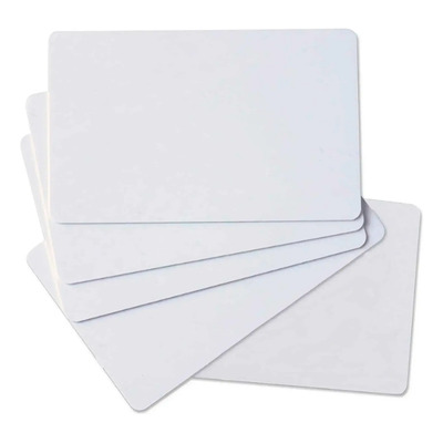 250 Tarjetas Blancas Pvc Cr80 Datacard Sublimar Sublimación | Envío gratis