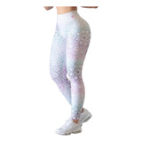 Leggins Deportivos Gala Sport Elite Coim 2108 Blanco Mandala