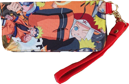 Cartera Con  Monedero Anime