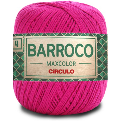 Barbante Linha Para Crochê Barroco Maxcolor 4 Circulo - 200g
