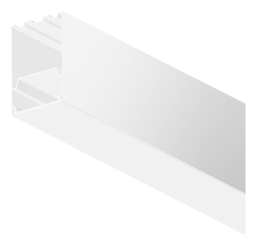 Perfil De Aluminio Para Suspender 7,5x5cm Blanco Para Tira Led X 2m Demasled