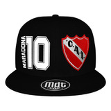 Gorra Plana Independiente Diego Mara. 10