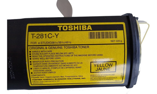 Tóner Original Toshiba Color Yellow 281, C/351/451/3511/4511